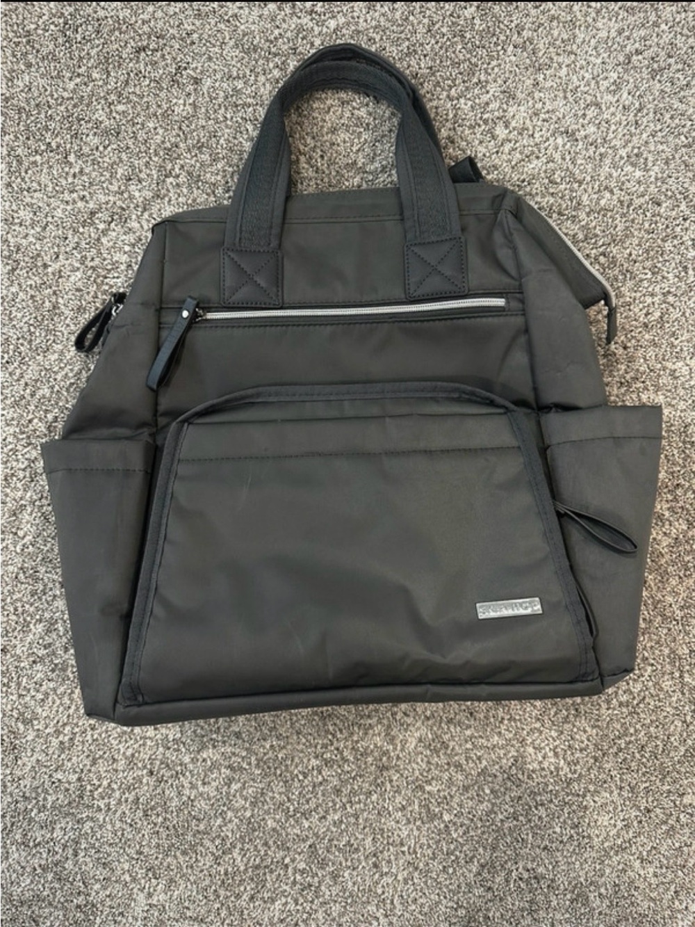 Gray Skip Hop Diaper Bag, bag only